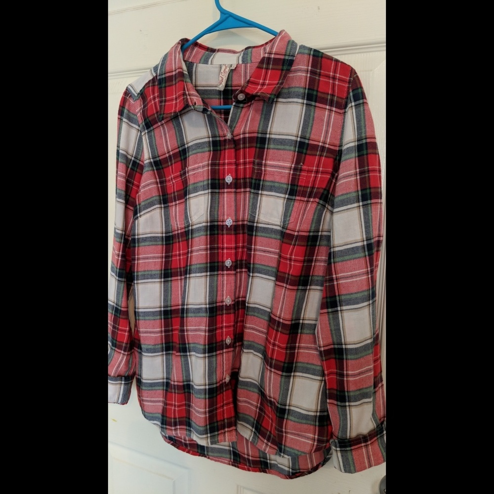 Plaid button up